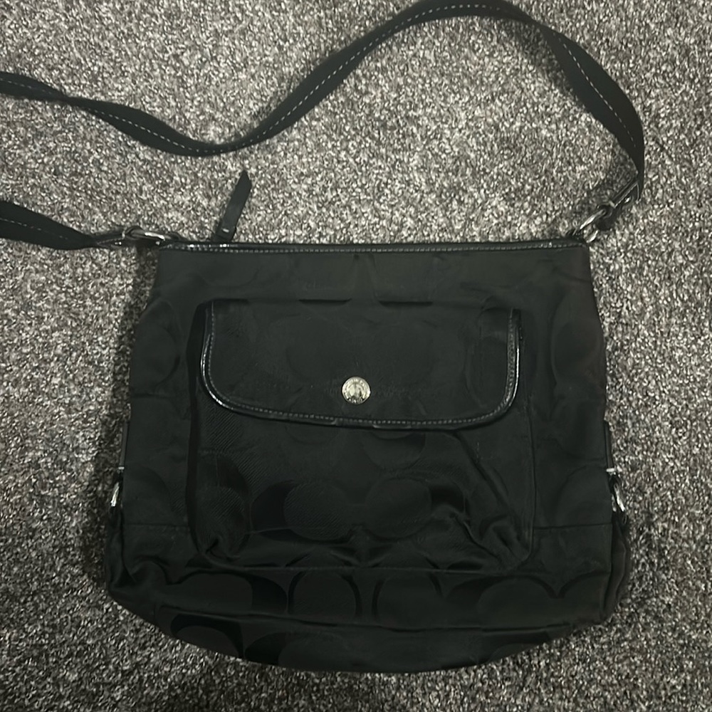 Black Coach Crossbody